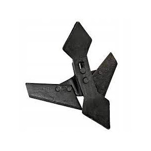 Red. Skrzydełko lewe stal borowa